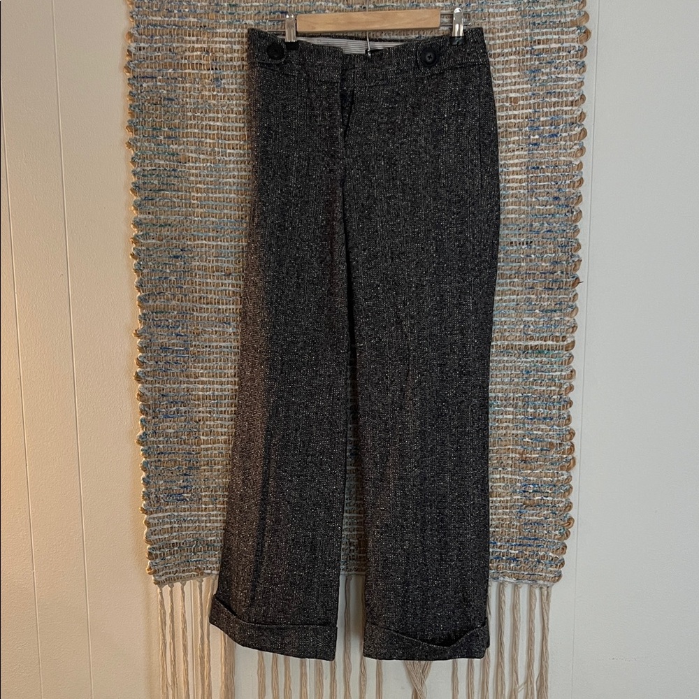J. Crew Striped WoolBlend Skirt